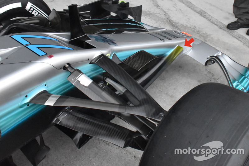 Mercedes AMG F1 W08, detail