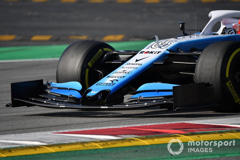 Williams FW42 nariz y alerón frontal