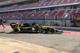 Daniel Ricciardo, Renault R.S.19, lors du shakedown