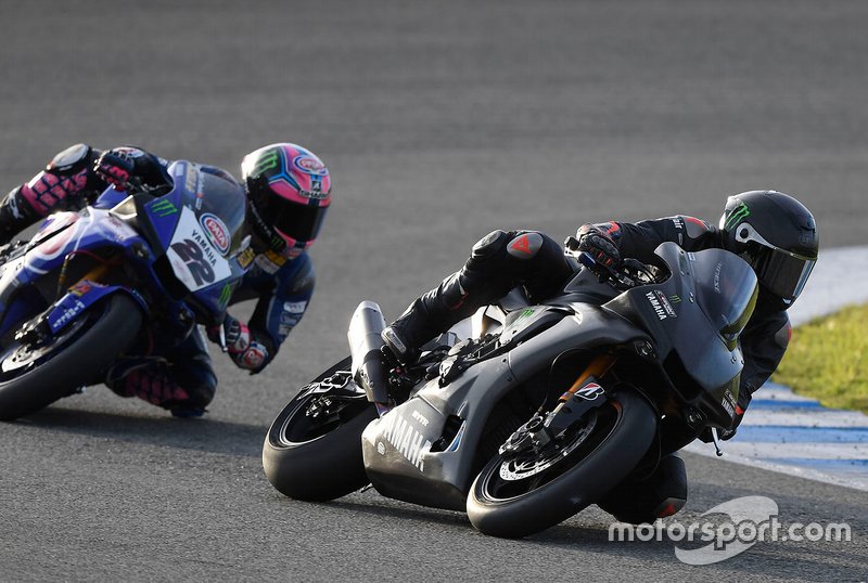 Lewis Hamilton, Yamaha R1, Alex Lowes, Pata Yamaha
