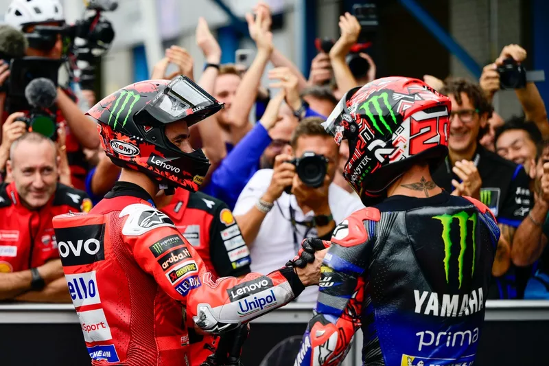 Francesco Bagnaia, Ducati Team, Fabio Quartararo, Yamaha Factory Racing