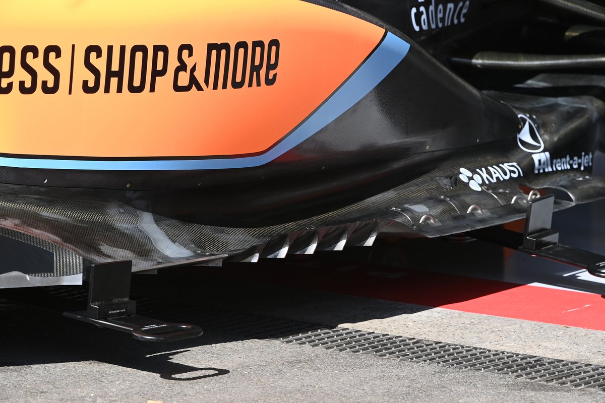 Detalle del McLaren MCL36