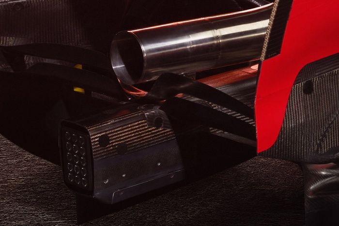 Ferrari SF-23. detalle