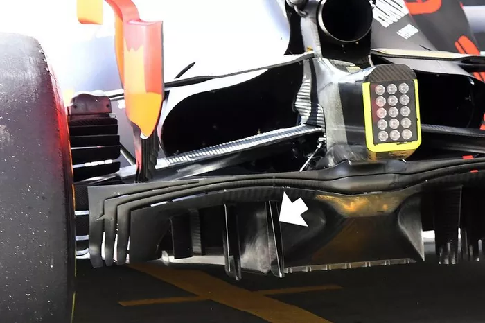 Red Bull Racing RB15 diffuser