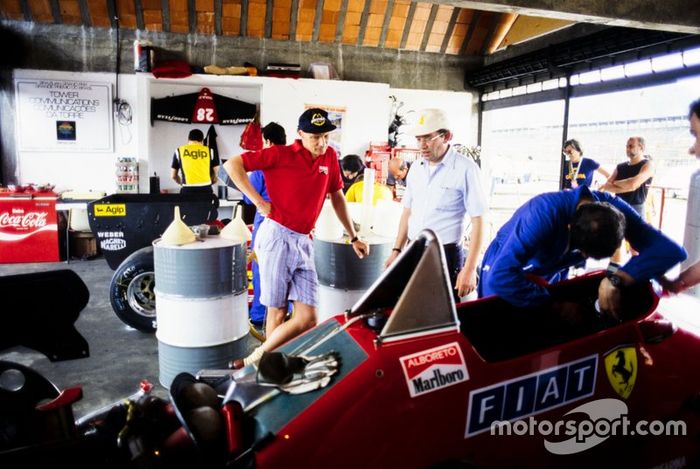 Niki Lauda and Michele Alboreto, Ferrari 126C4