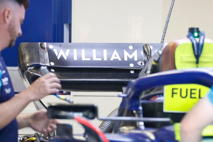 Detalle de la parte trasera del Williams FW45