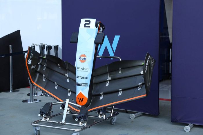 Detalles técnicos del Williams FW45