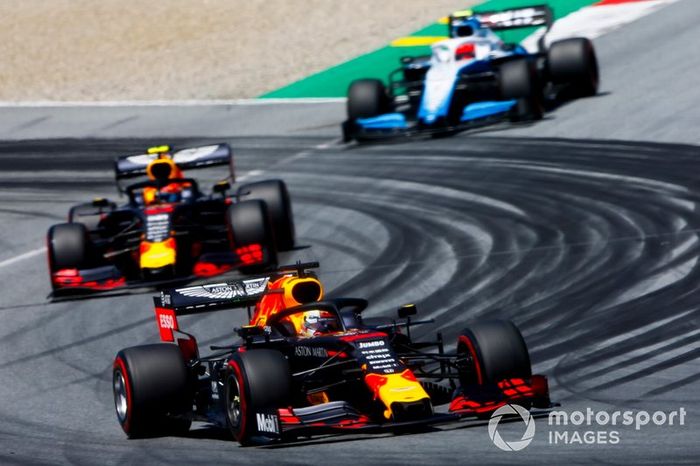 Max Verstappen, Red Bull Racing RB15, Pierre Gasly, Red Bull Racing RB15, Robert Kubica, Williams FW42