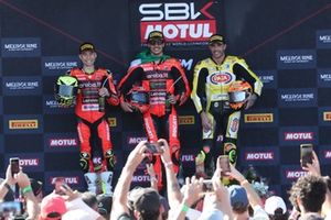 Podio: Ganador de la carrera Nicolo Bulega, Aruba.It Racing - Ducati, segundo puesto Alvaro Bautista, Aruba.It Racing - Ducati, tercer puesto Andrea Iannone, Team Pata Go Eleven