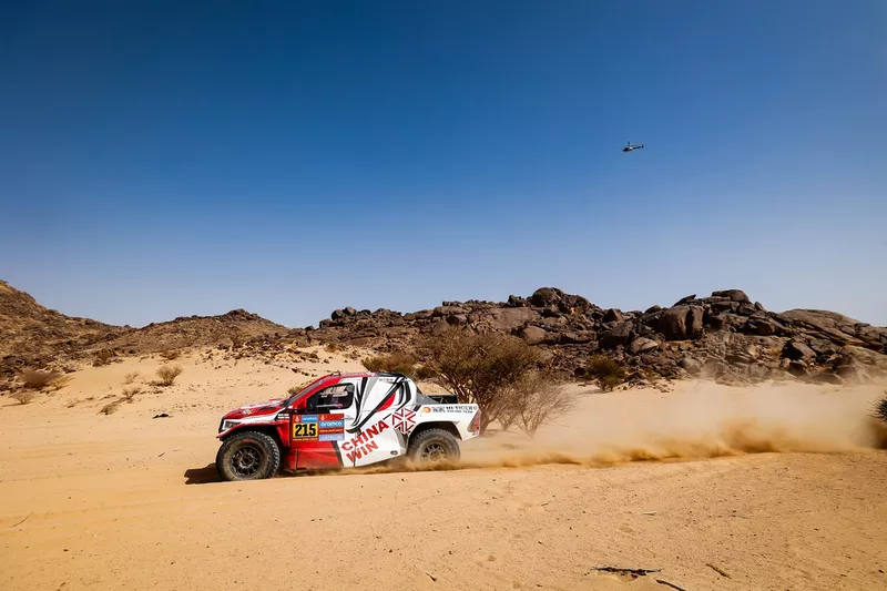 #215 Mintimes Yunxiang Rally Team Toyota: Guoyu Zhang, Yicheng Wang