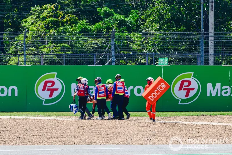 Aleix Espargaro, Aprilia Racing Team Crash