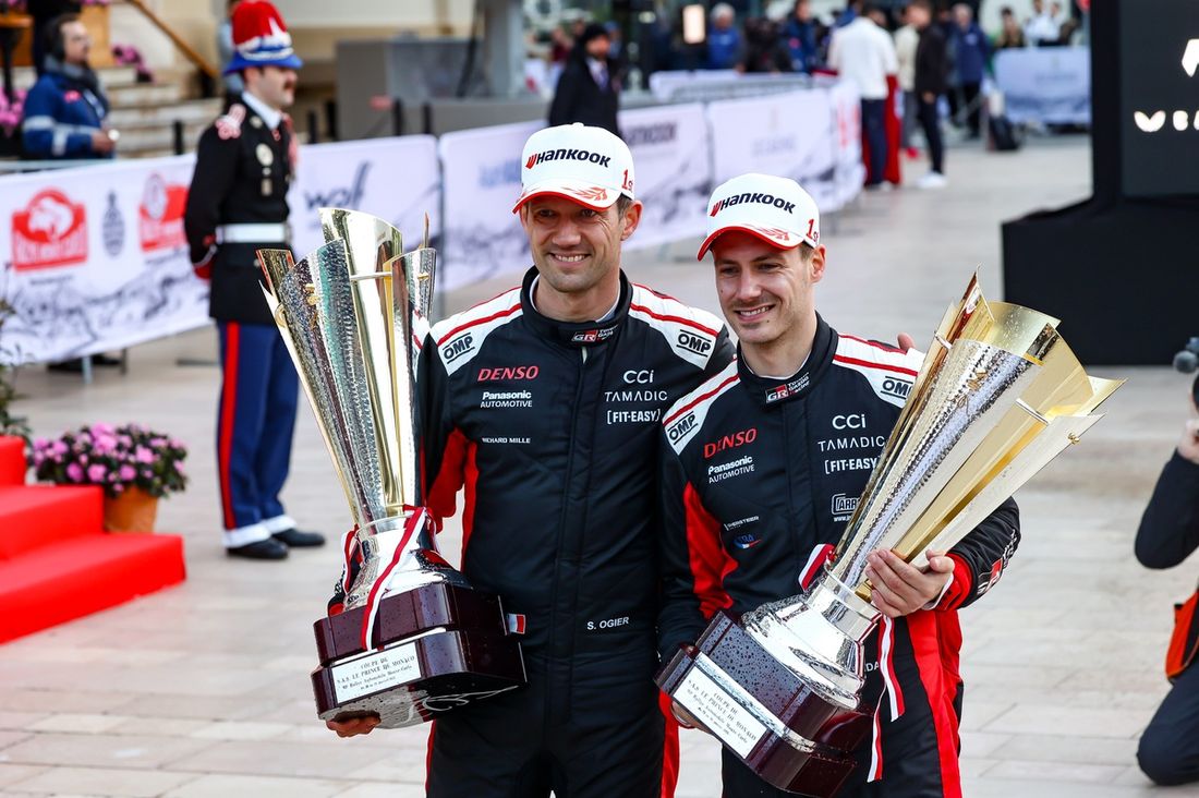 Zwycięzca Sébastien Ogier, Vincent Landais, Toyota Gazoo Racing WRT Toyota GR Yaris Rally1