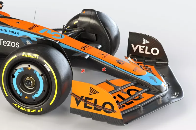 Le nez de la McLaren MCL36