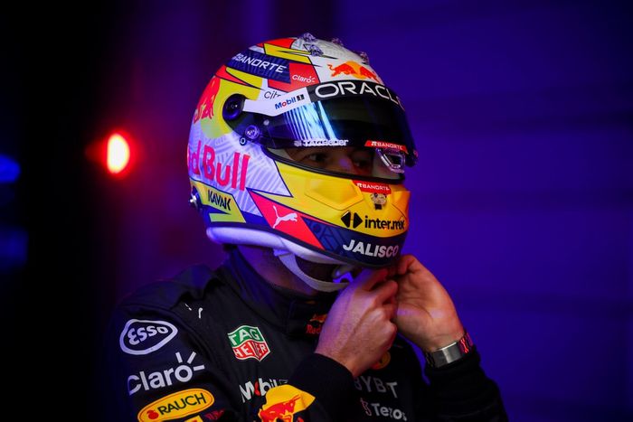 Casco de Sergio Pérez, Red Bull Racing