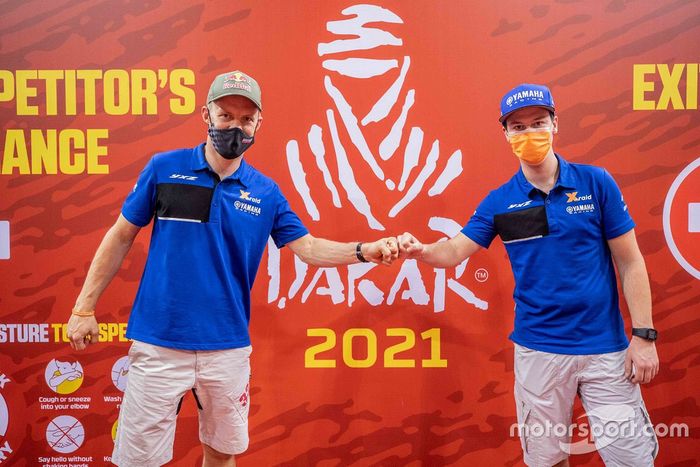 #385 Yamaha Powered by X-Raid Team: Mattias Ekström, Emil Bergkvist