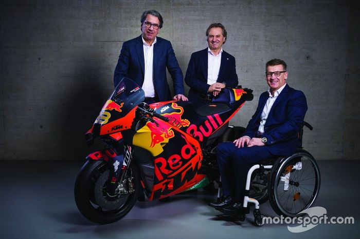 Stefan Pierer, Hubert Trunkenpolz, Pit Beirer, Red Bull KTM Factory Racing