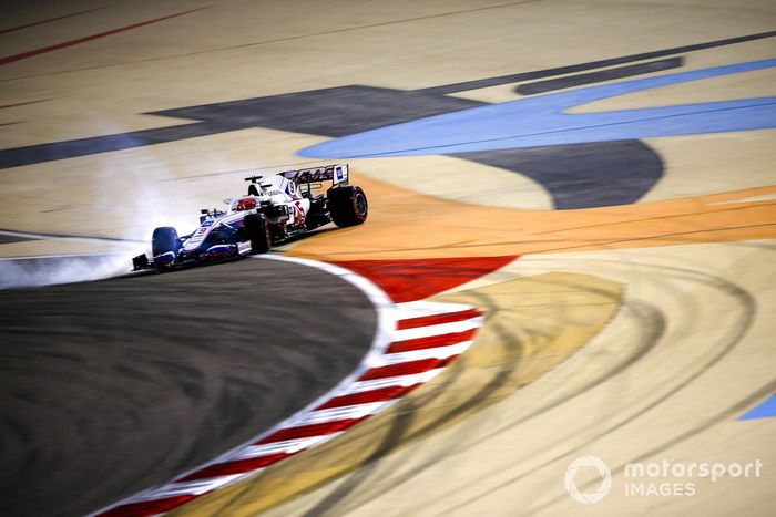 Nikita Mazepin, Haas VF-21, trompo en la Q1