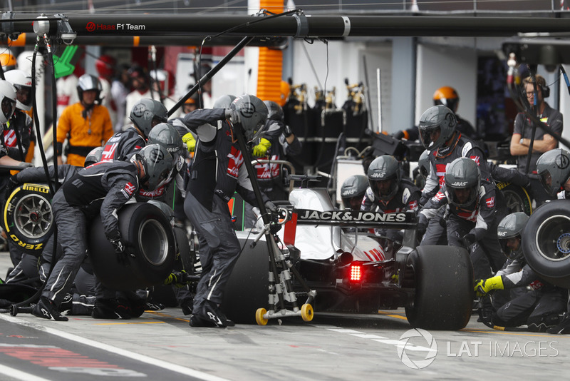 Romain Grosjean, Haas F1 Team VF-18 Ferrari