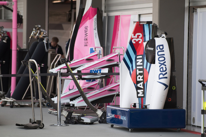 Des pièces de carrosserie de Williams FW41