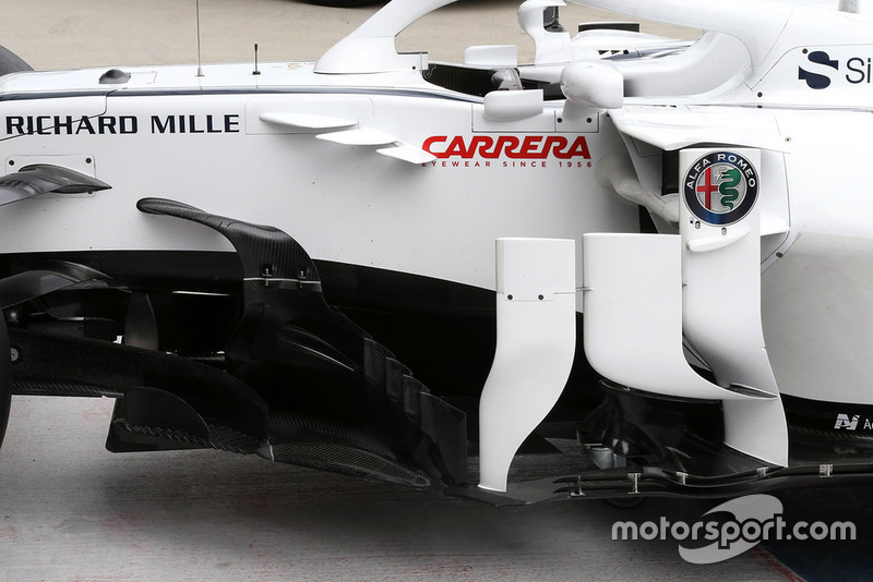 Область дефлекторов Sauber C37