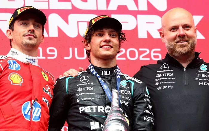 Charles Leclerc, Ferrari; Andrea Kimi Antonelli, Mercedes