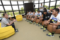 Participants of the Yamaha VR46 Master Camp