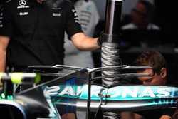 Mercedes-Benz F1 W08, ala posteriore