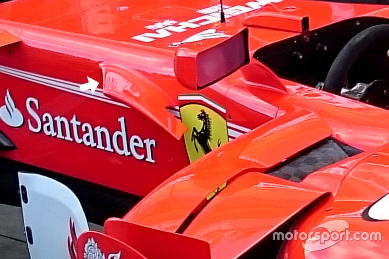Aileron de cockpit Ferrari SF70H