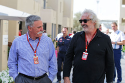 Chase Carey, Président du Formula One Group et Flavio Briatore