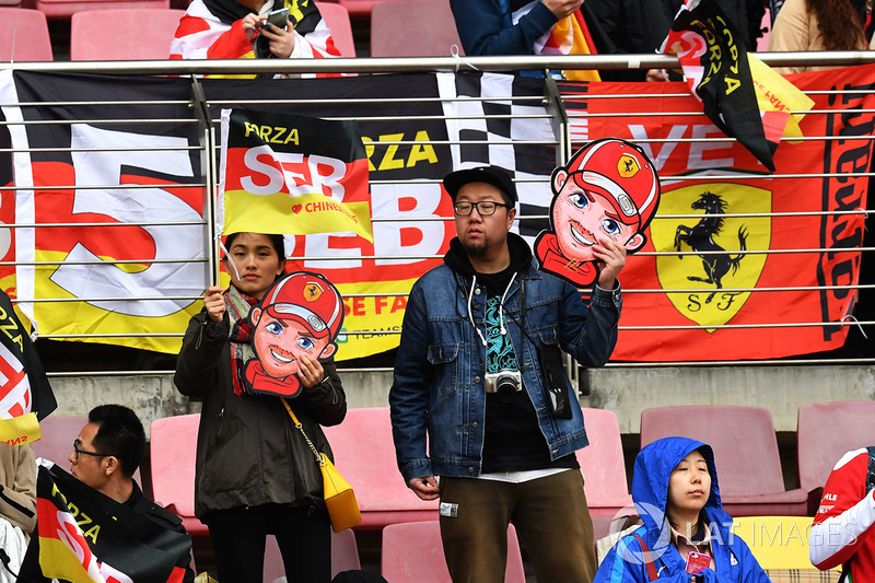 Des fans de Sebastian Vettel, Ferrari