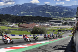 Andrea Iannone, Ducati Team; Andrea Dovizioso, Ducati Team; Valentino Rossi, Yamaha Factory Racing