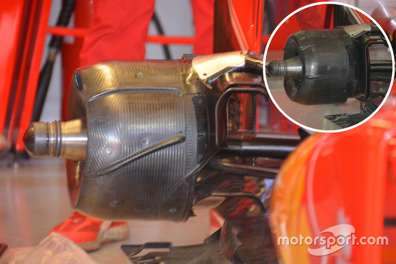 Ferrari SF16-H : tambour de frein arrière