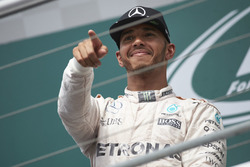 Podium: 1. Lewis Hamilton, Mercedes AMG F1