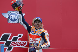 Podio: secondo posto Marc Marquez, Repsol Honda Team