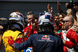 Race winner Antonio Giovinazzi, PREMA Racing & second place Pierre Gasly, PREMA Racing
