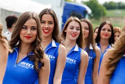 Ragazze nel paddock