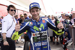 Deuxième place en qualifications pour Valentino Rossi, Yamaha Factory Racing