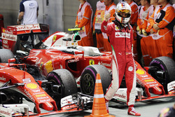Sebastian Vettel, Ferrari SF16-H en parc ferme