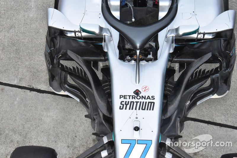 La Mercedes-AMG F1 W09 de Valtteri Bottas