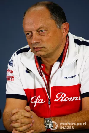 Frederic Vasseur, directeur, Alfa Romeo Sauber F1 Team, en conférence de presse