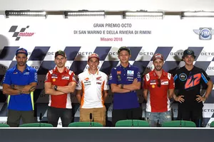 Andrea Iannone, Team Suzuki MotoGP, Jorge Lorenzo, Ducati Team, Marc Marquez, Repsol Honda Team, Valentino Rossi, Yamaha Factory Racing, Andrea Dovizioso, Ducati Team, Bagnaia