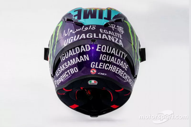 Franco Morbidelli, Petronas Yamaha SRT new helmet