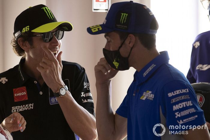 Valentino Rossi, Yamaha Factory Racing,  Joan Mir, Team Suzuki MotoGP