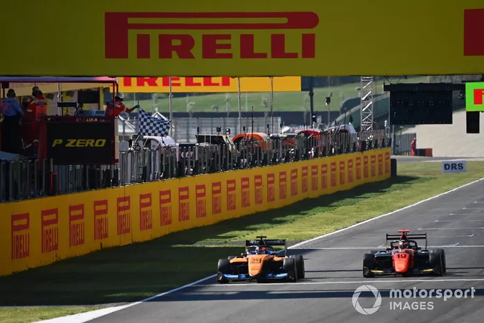 Alexander Peroni, Campos Racing, Lukas Dunner, MP Motorsport al final