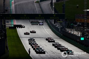 La parrilla de salida para la carrera de F1 en Austria 2022