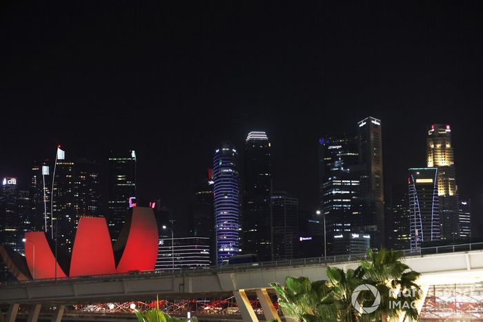 Una vista del sky line de la ciudad