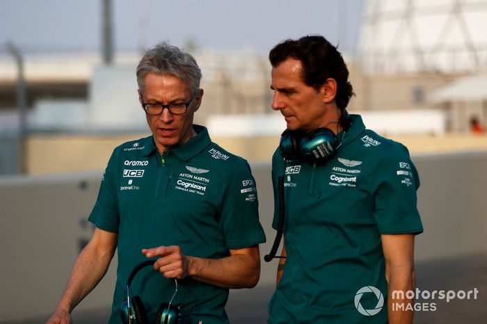 Mike Krack, Team Principal, Aston Martin F1, Pedro de la Rosa, Ambassador, Aston Martin