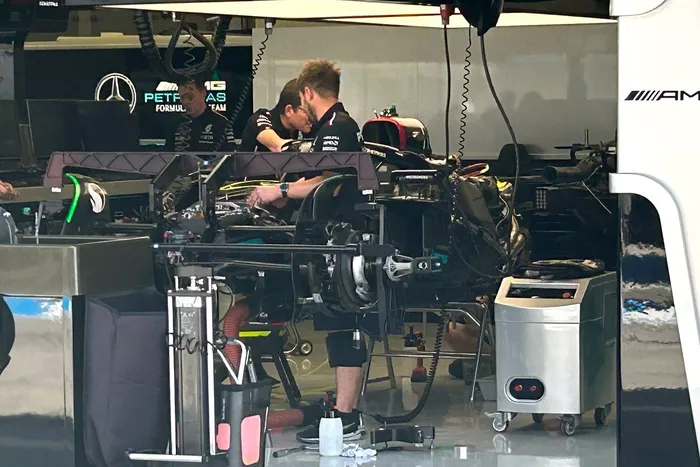 Aspectos del garaje Mercedes
