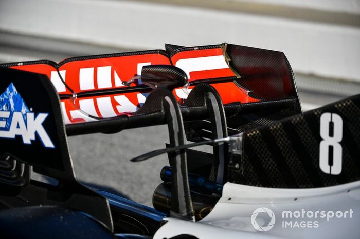 Alerón trasero del Haas VF-20 