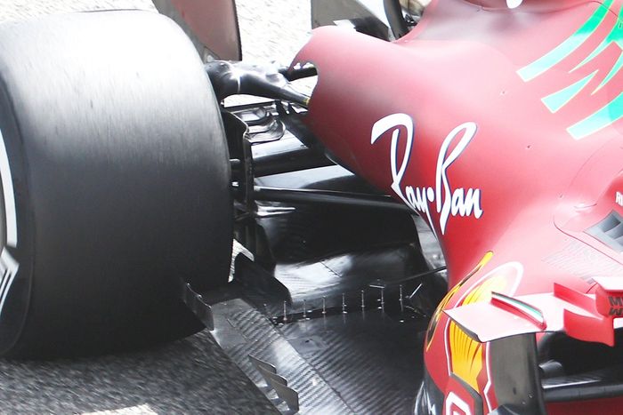 Detalle del Ferrari SF21